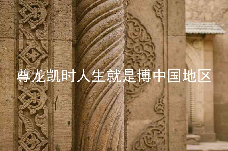 尊龙凯时人生就是博中国地区